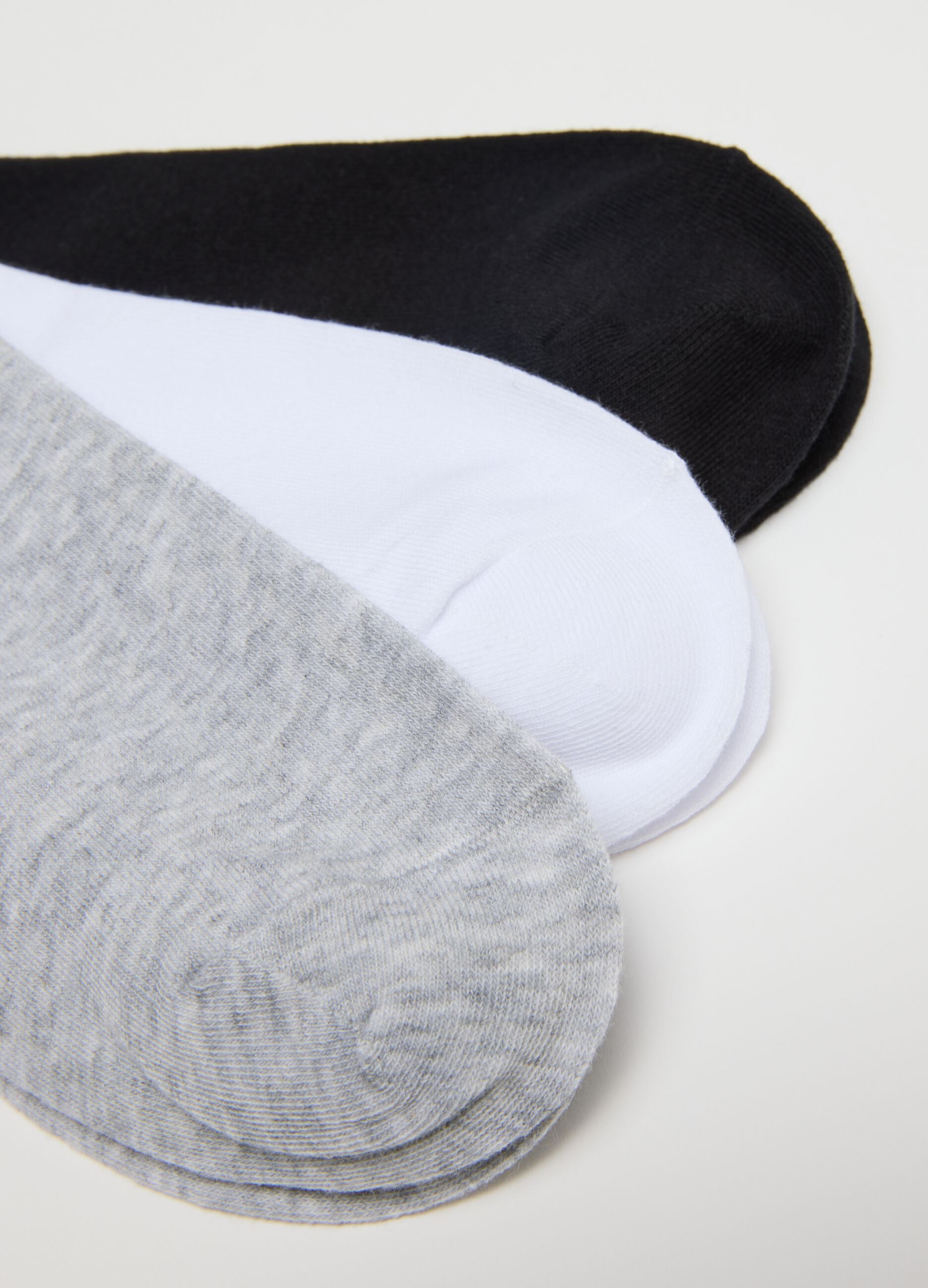 Multipack short multicolour cotton blend socks regular fit
