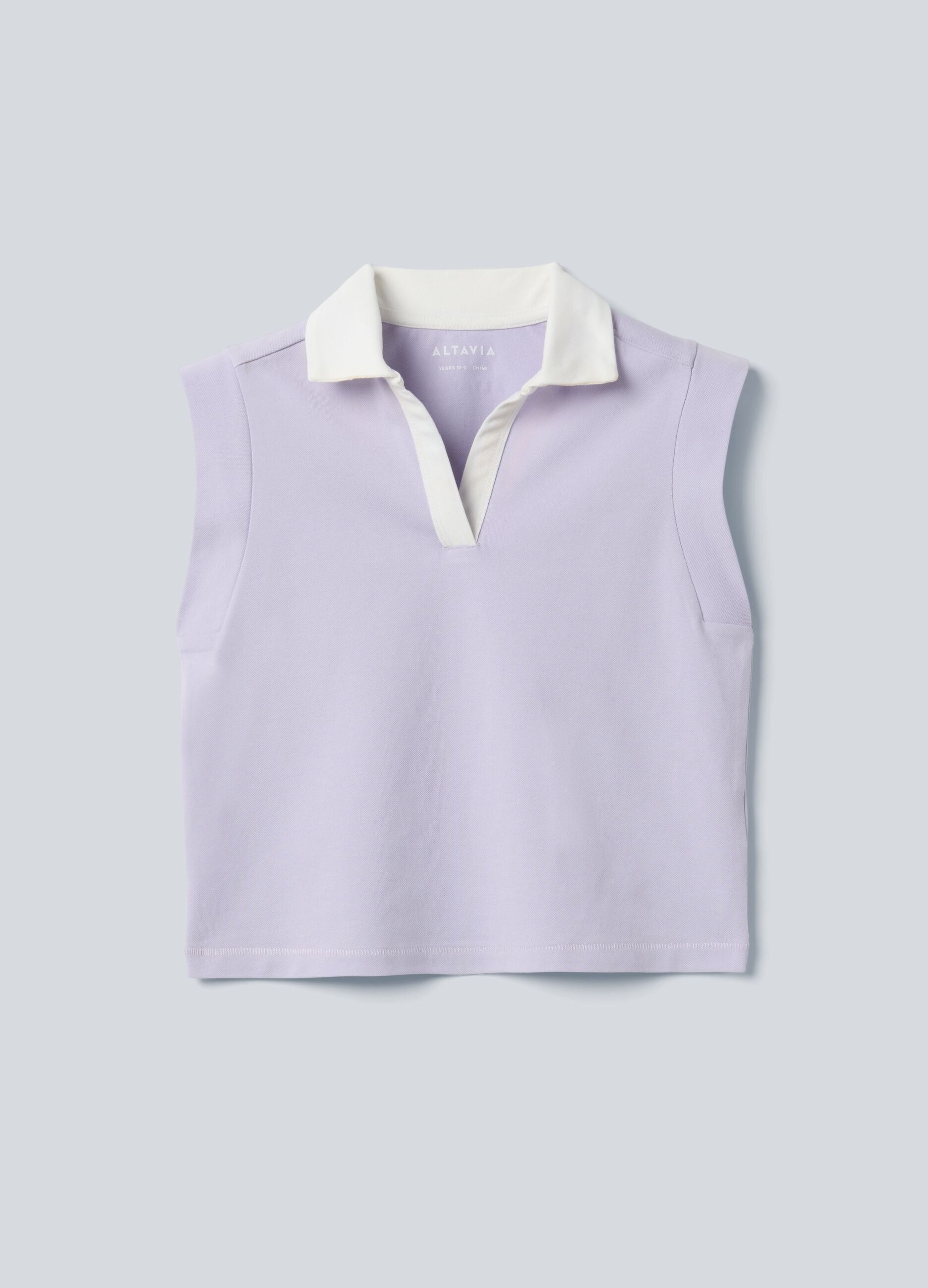 ALTAVIA COURT purple stretch-cotton sports polo shirt