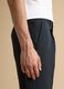 Blue slim-fit formal trousers in stretch viscose twill_3