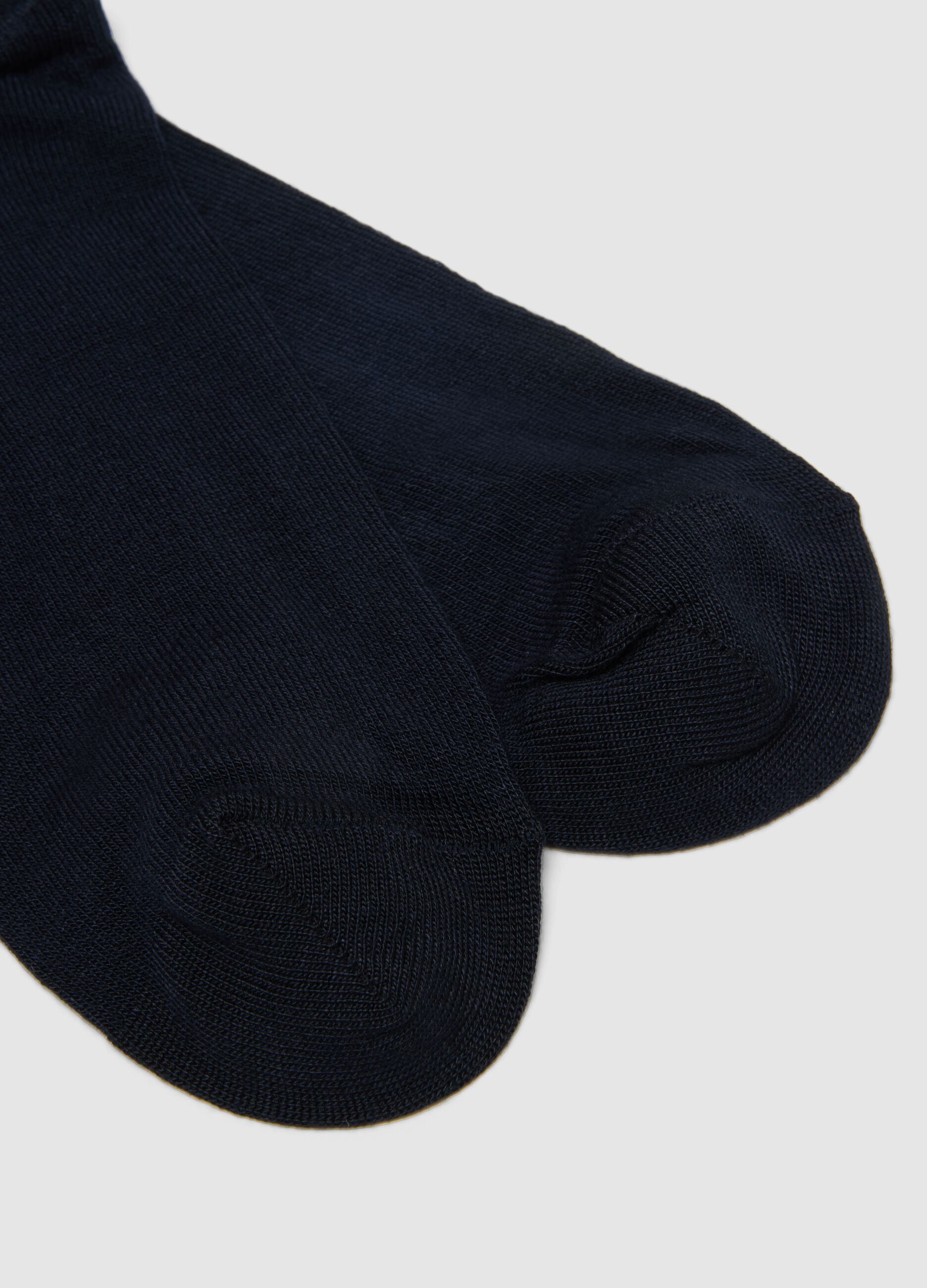 Tripack blue ankle sports socks