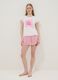 Multicolour pure cotton short pyjamas, regular fit, printed_0