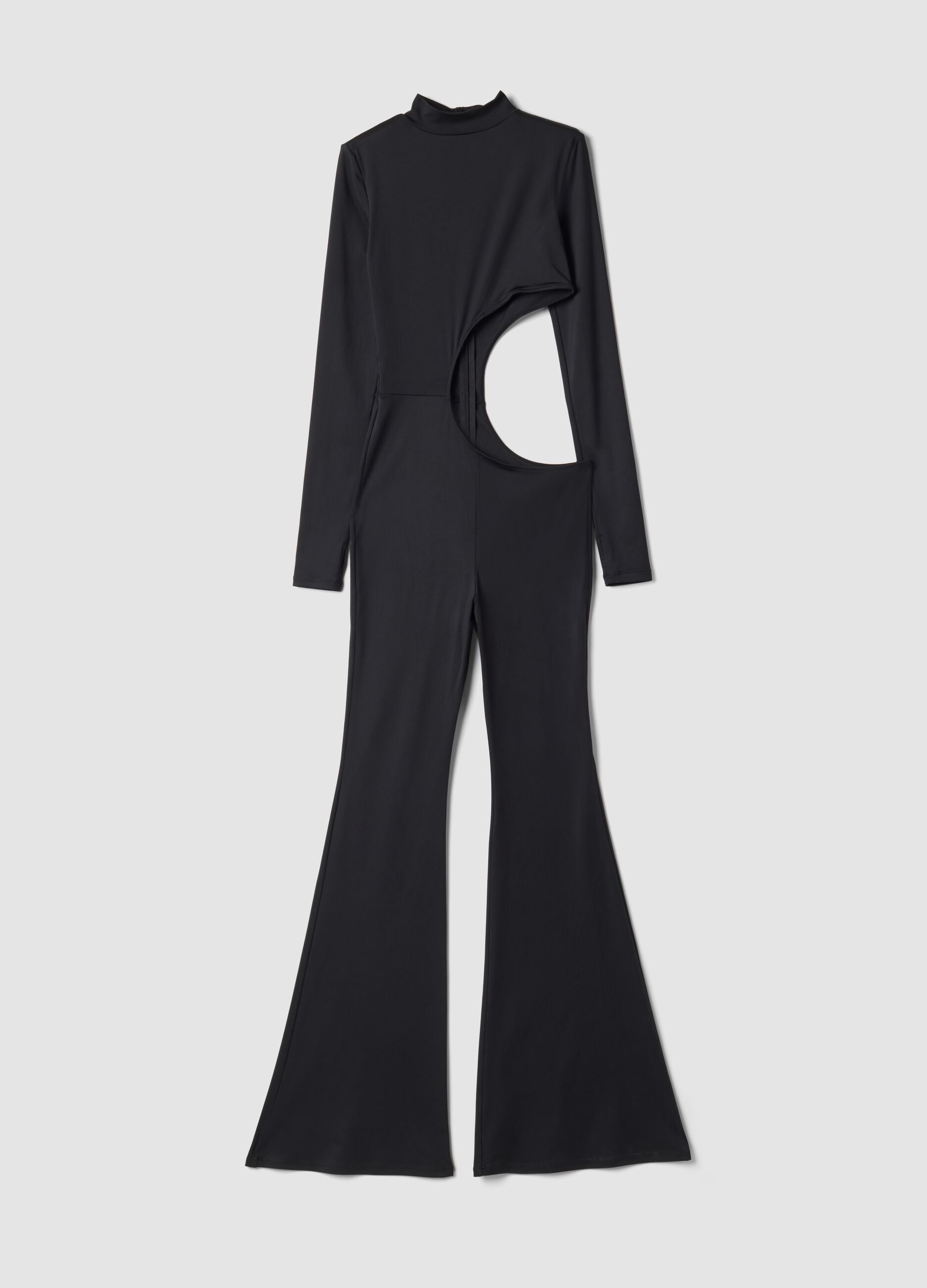 Black Cut-Out Bodysuit