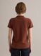 Brown polo shirt in pure organic cotton, regular fit_3