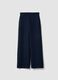 Elegant Blue Straight Trousers_5