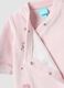 Pink Minnie-themed organic cotton-blend babygrow with feet for baby girl_2