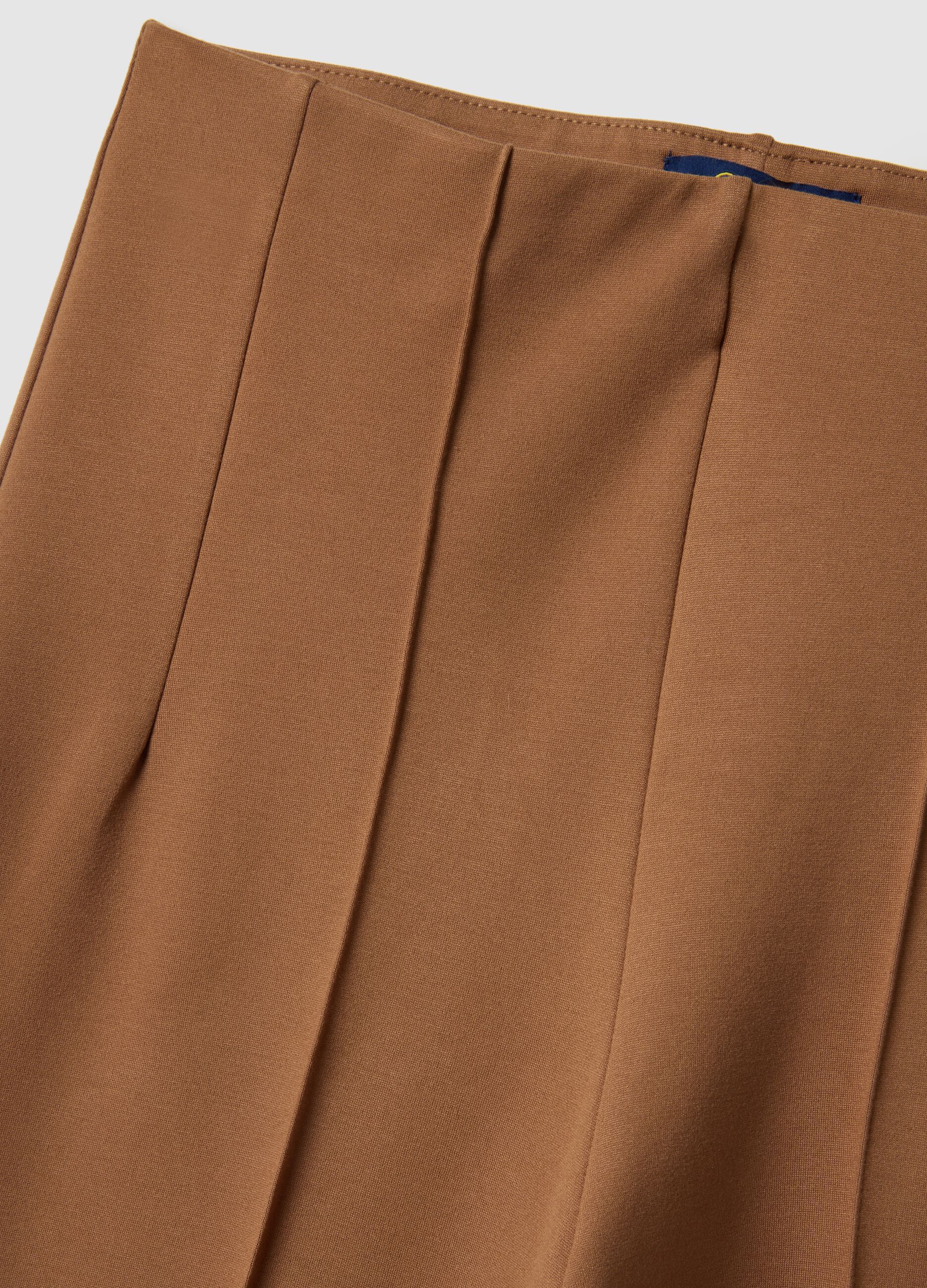 Brown Flare Fit Leggings