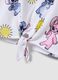 Girls&rsquo; white stretch cotton T-shirt with Stitch print_2
