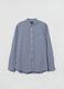 Shirt in Coolmax&reg; fabric with gingham pattern_1