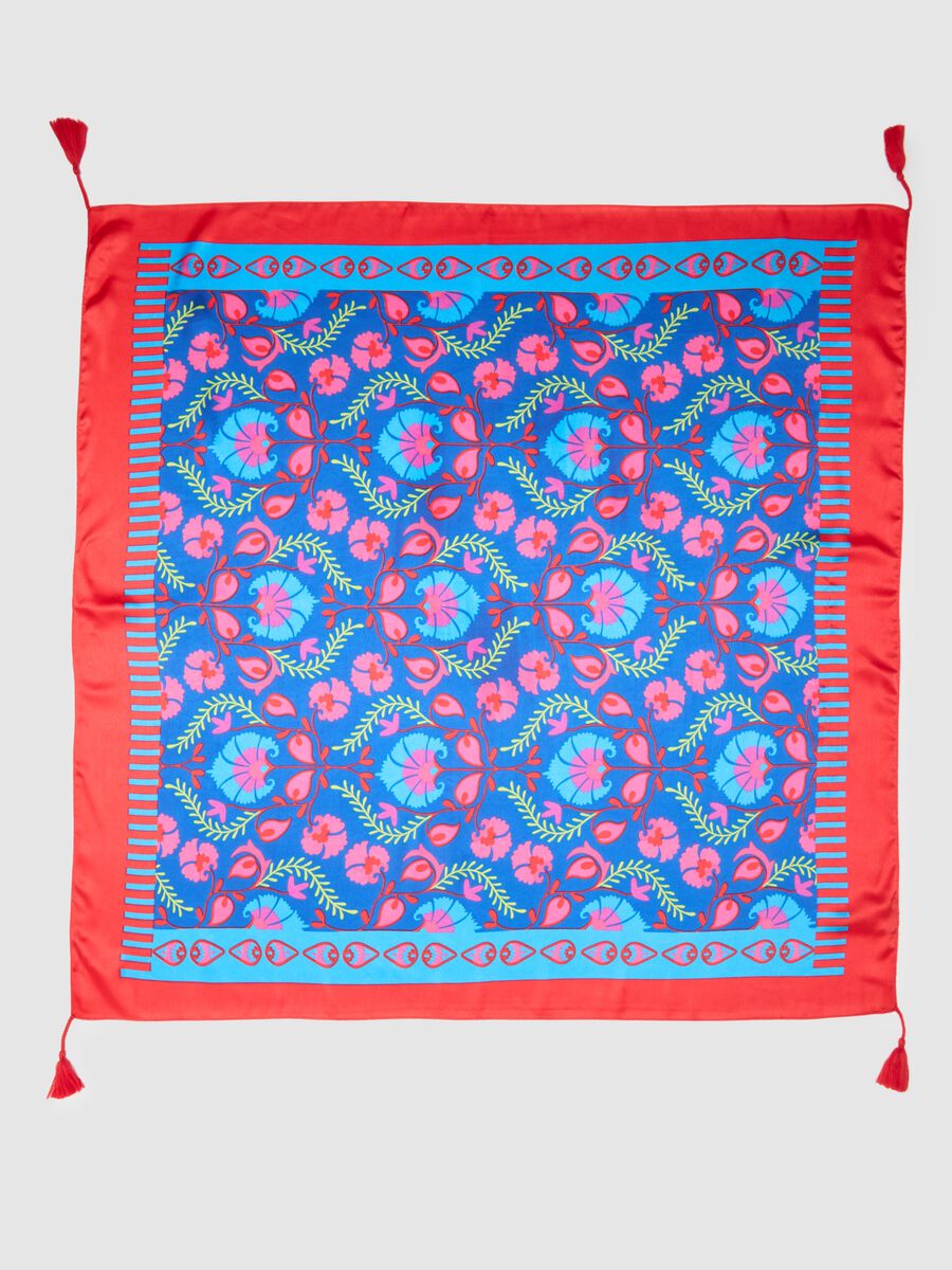 Foulard multicolor con nappe_2