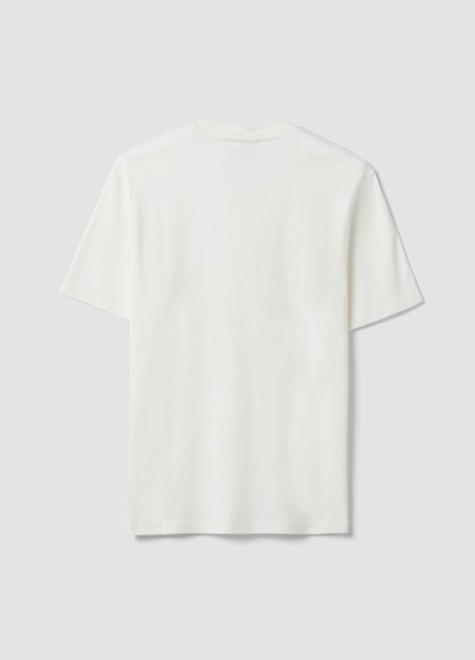 The Iconic Tee white pure cotton short-sleeve relaxed-fit T-shirt