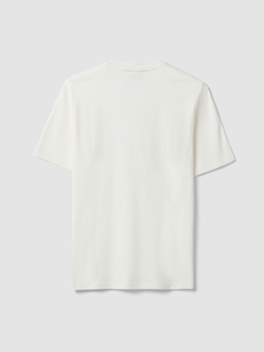 The Iconic Tee white pure cotton short-sleeve relaxed-fit T-shirt_5