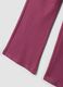 Pink cotton-stretch flared leggings_3