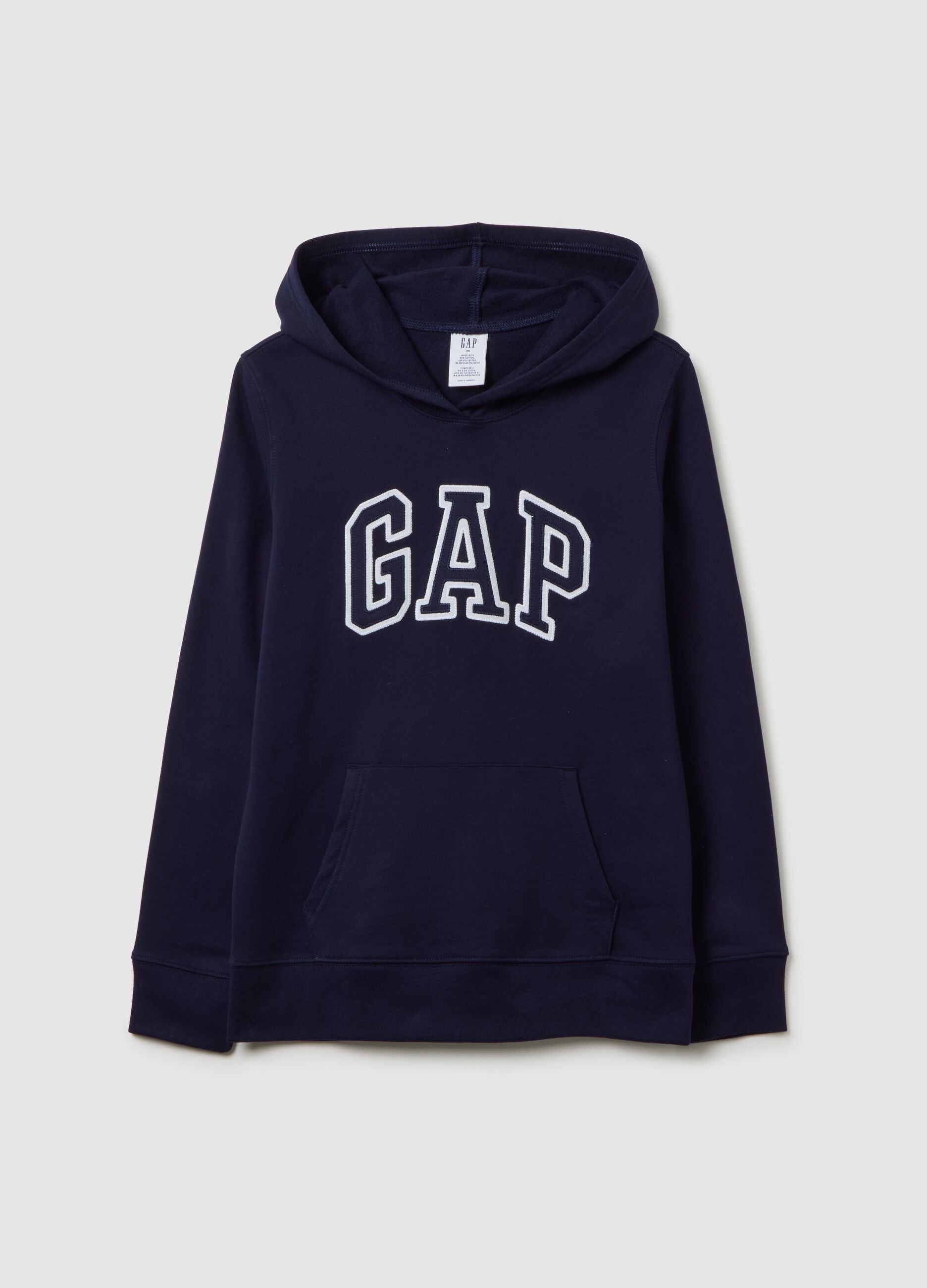 Hoodie with embroidered logo