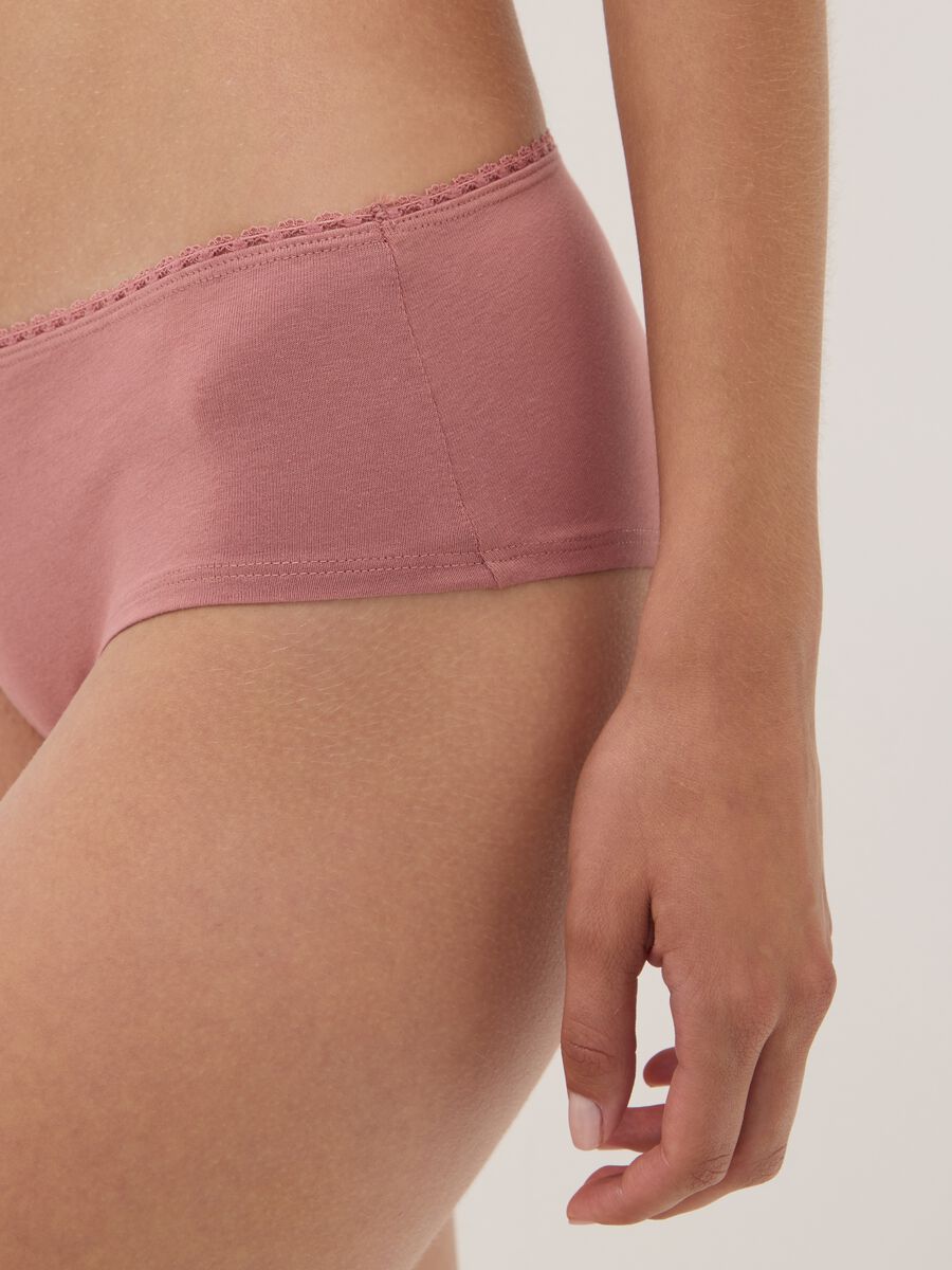 3-pack of multicolour briefs in stretch organic cotton_3