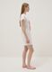 White pure cotton floral print regular fit nightdress_1