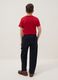 Boys' Regular Fit Blue Pure Cotton Jogger Trousers_1