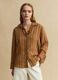 Multicoloured striped regular fit lyocell blend shirt_1