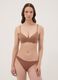 Brown stretch microfibre Brazilian briefs_0