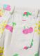 White pure cotton shorts with all-over print_3