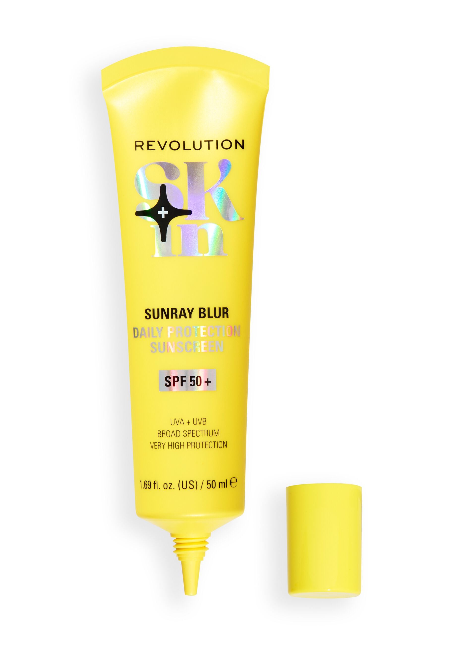 Revolution Skin Sunray Blur Daily Mattifying Moisturiser SPF 50+ with Niacinamide