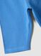 Girls&rsquo; slim-fit sky-blue organic stretch-cotton leggings_3