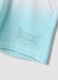 Light blue cotton-blend shorts with elasticated waist for girls, regular fit_3