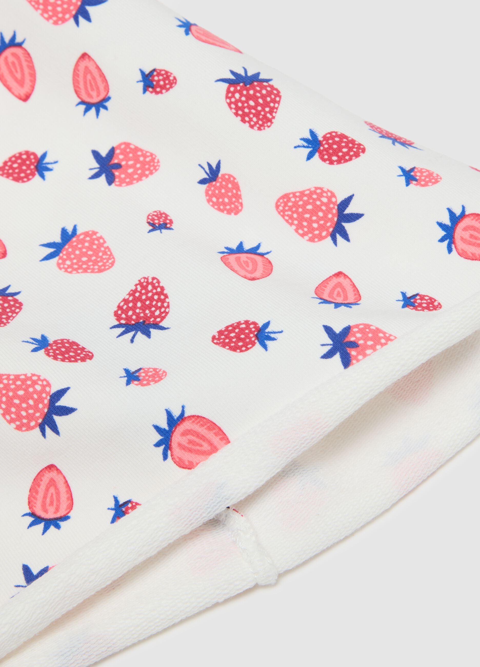 Multicolour stretch cotton cap with prints for girls