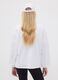 White pure cotton sweatshirt with front slogan, relaxed fit for girls_1