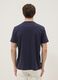 Blue short-sleeve pure cotton T-shirt, regular fit_3