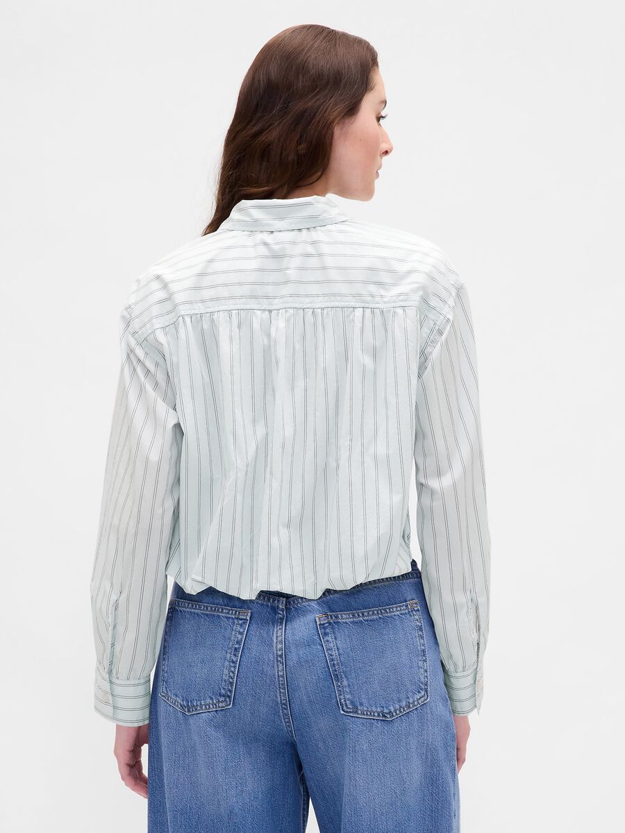 Camicia in cotone a righe_1