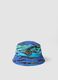 Multicolour zebra-print bucket hat_0
