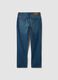 Blue denim jeans in pure cotton, regular fit_6