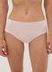 High-waisted pink briefs in stretch organic cotton_1