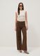 White Stretch Sleeveless Top, Regular Fit_2