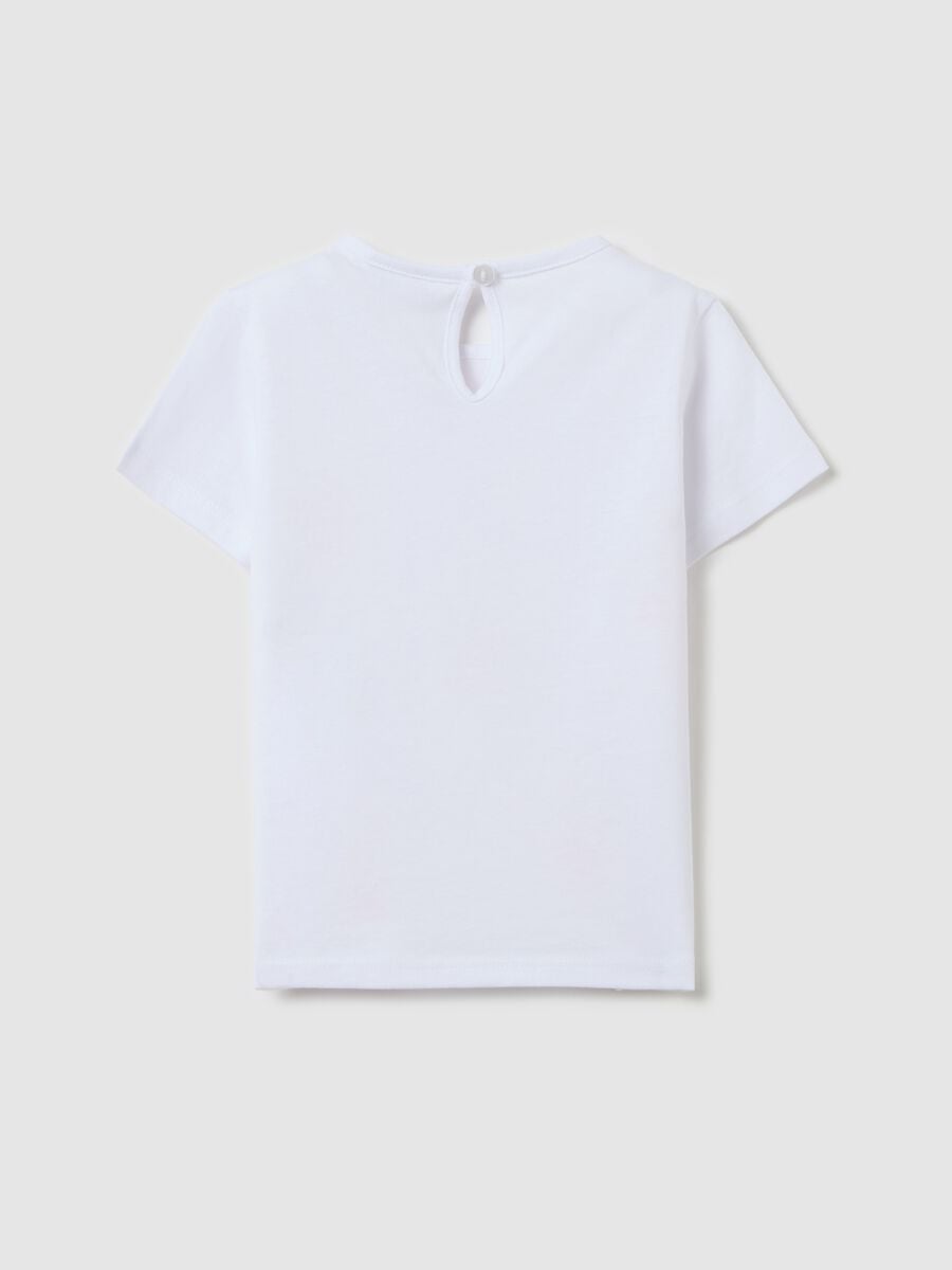 Cotton T-shirt with rabbits print_1