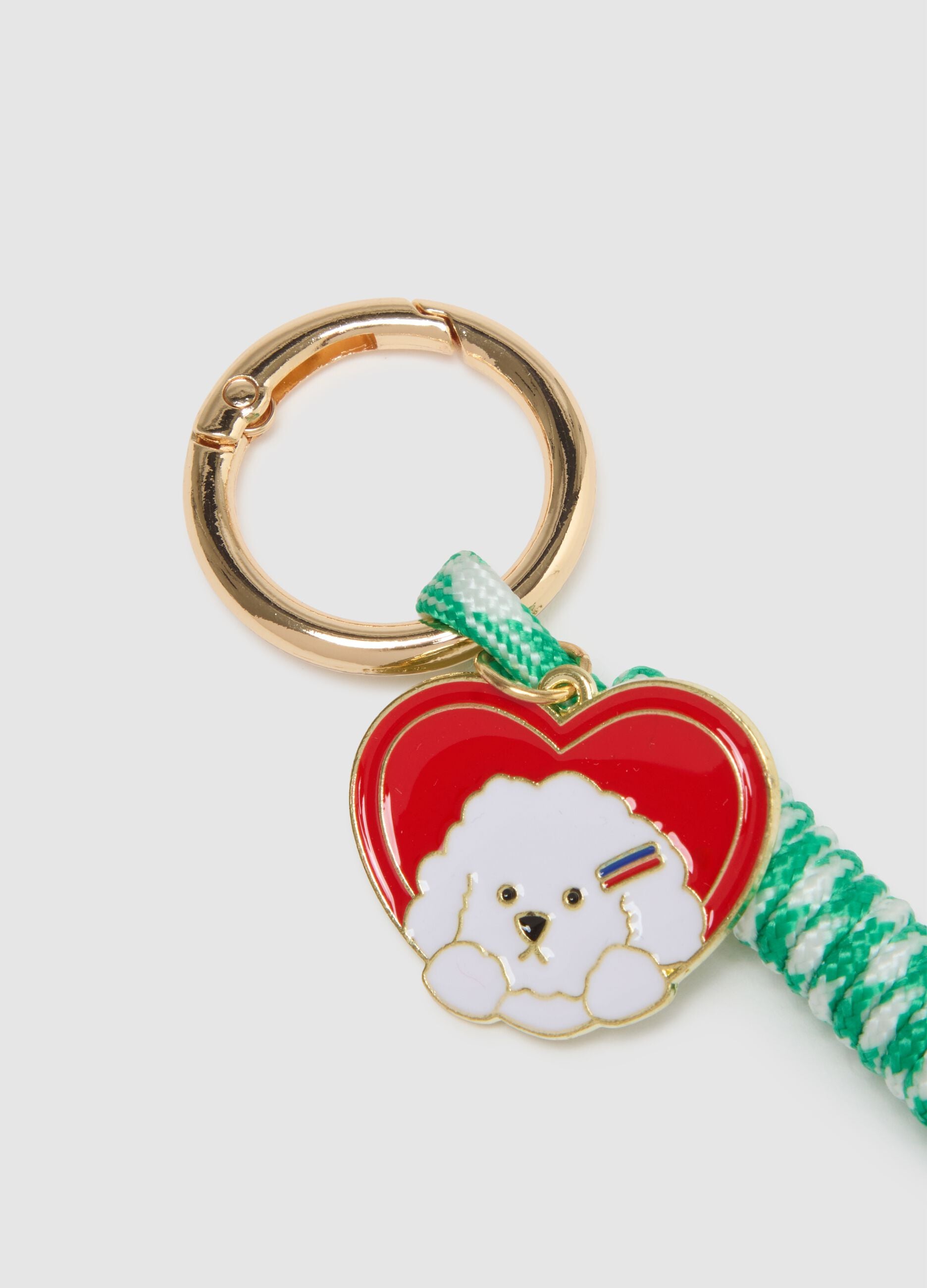 Multicolour Keyring with Charms