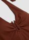 Brown stretch halterneck swimsuit_5