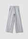 Girls&rsquo; grey culotte trousers in pure organic cotton_0