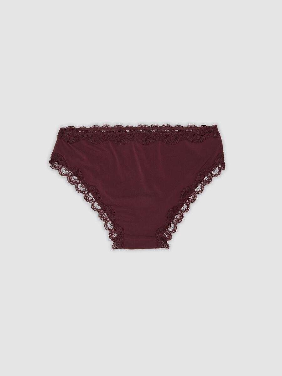 3-pack of multicolour organic cotton briefs with lace_1