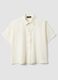 White pure linen regular-fit shirt_4