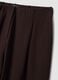 Brown stretch viscose Milano stitch barrel-fit jogger trousers_5