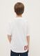 Teen boys' white pure cotton T-shirt in relaxed fit with print_1