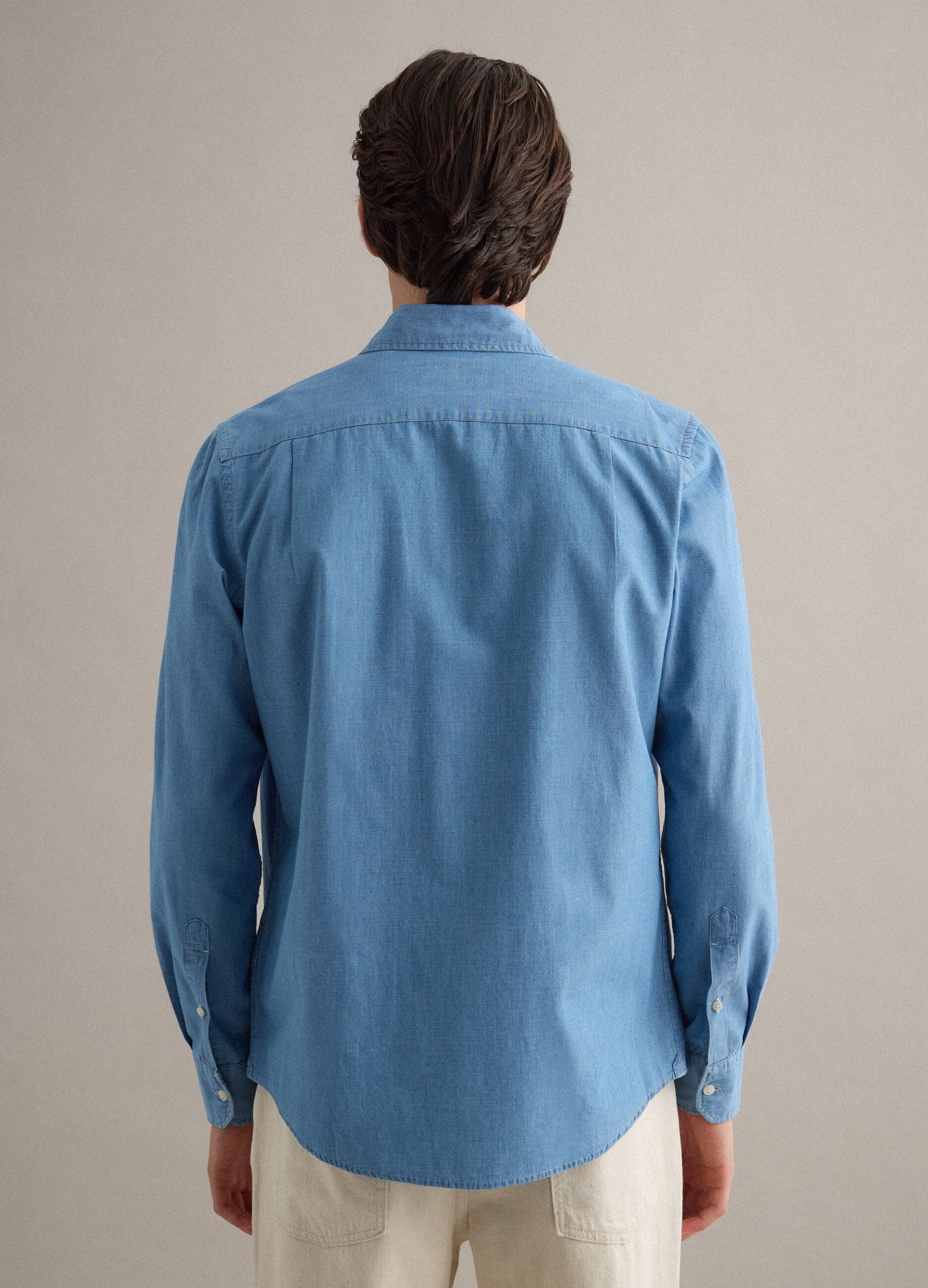 Light wash pure cotton shirt