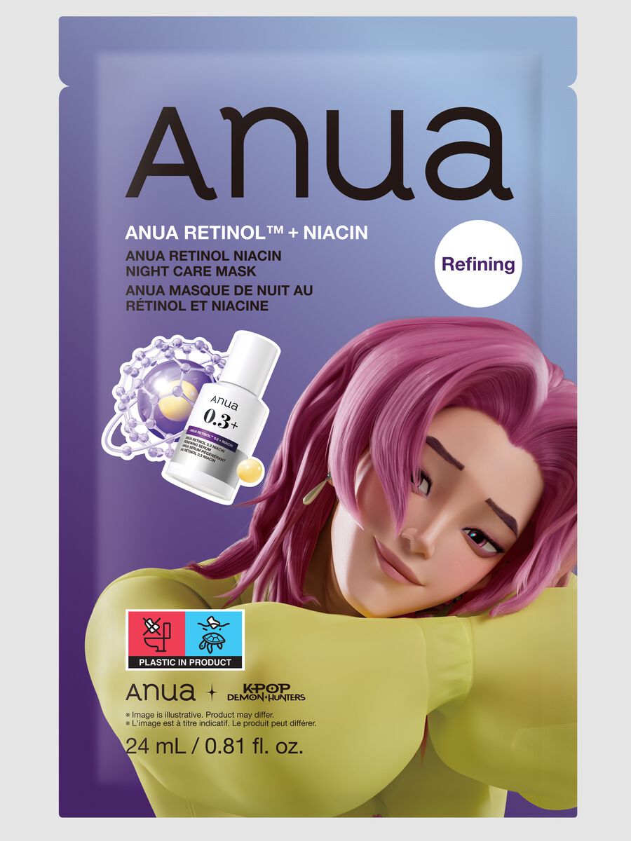 Retinol Niacin Night Care Mask 24ml | Anua K-Pop Demon Hunters_0