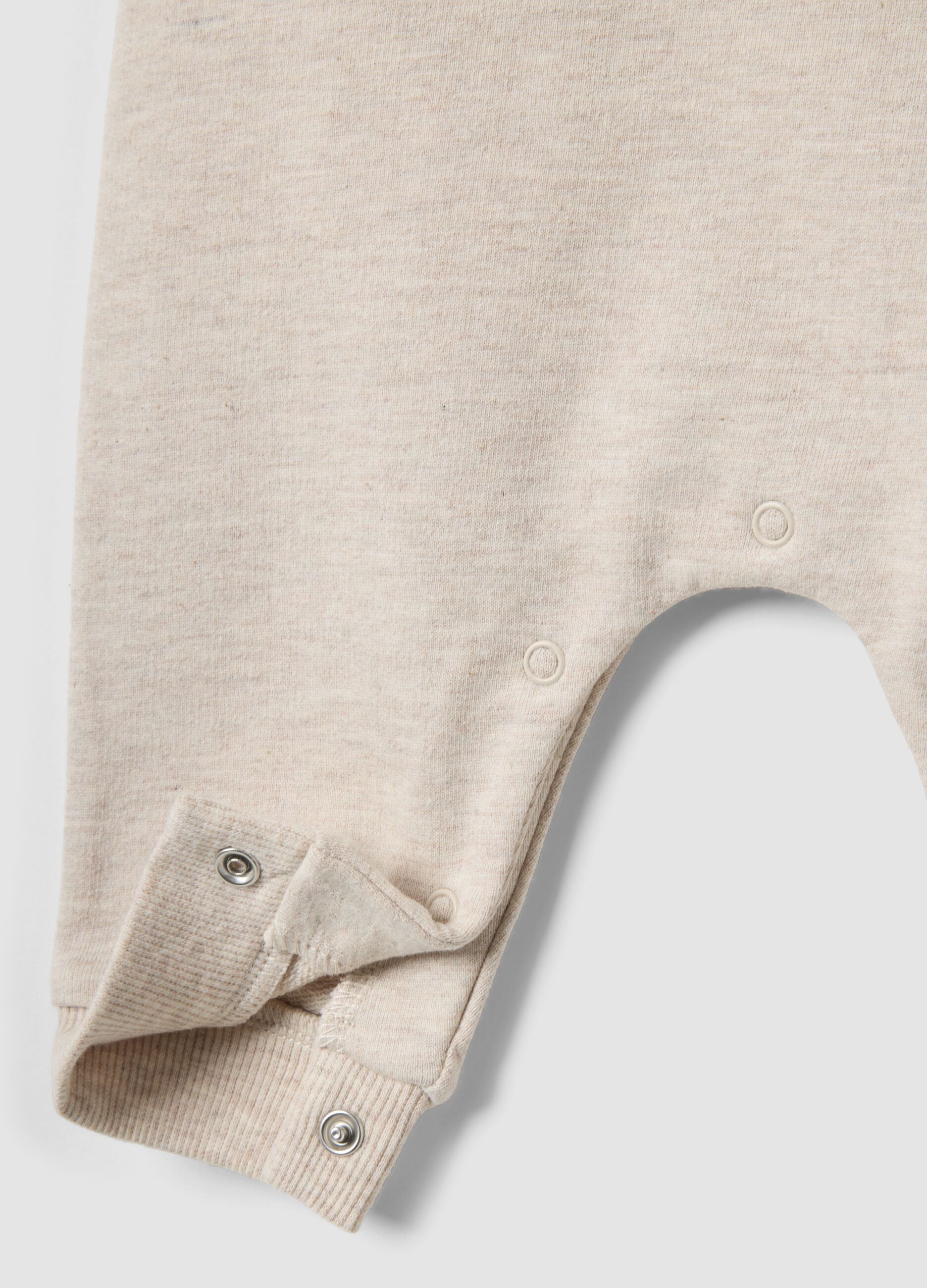Organic Cotton Beige Baby Suit